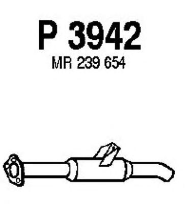 FENNO p3942 -  Глушитель выхлопных газов конечный