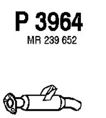 FENNO p3964 -  Глушитель выхлопных газов конечный