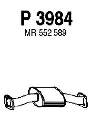 FENNO p3984 -  Предглушитель выхлопных газов
