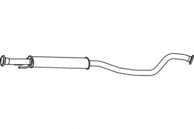 FENNO p41027 -  Средний глушитель выхлопных газов