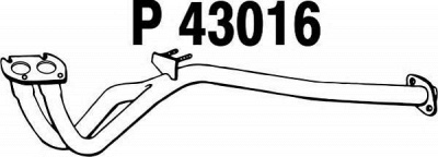 FENNO p43016 -  Труба выхлопного газа