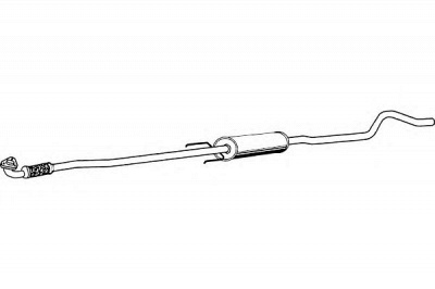 FENNO p4343 -  Средний глушитель выхлопных газов