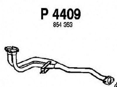 FENNO p4409 -  Труба выхлопного газа
