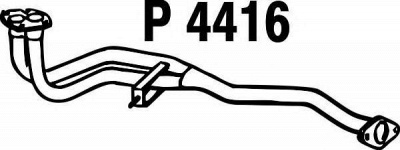 FENNO p4416 -  Труба выхлопного газа