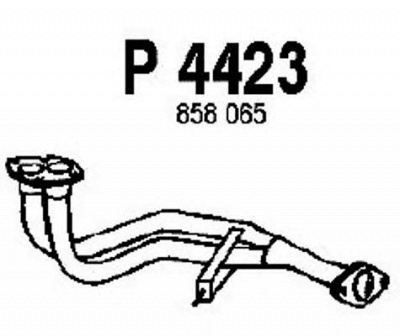 FENNO p4423 -  Труба выхлопного газа