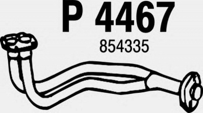 FENNO p4467 -  Труба выхлопного газа