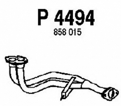 FENNO p4494 -  Труба выхлопного газа