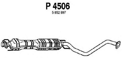 FENNO p4506 -  Средний глушитель выхлопных газов