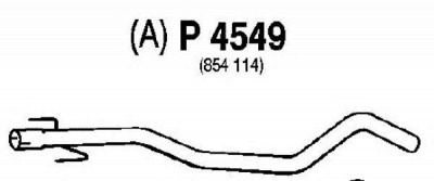 FENNO p4549 -  Труба выхлопного газа