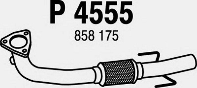 FENNO p4555 -  Труба выхлопного газа