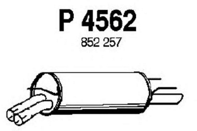 FENNO p4562 -  Глушитель выхлопных газов конечный