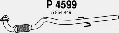 FENNO p4599 -  Труба выхлопного газа