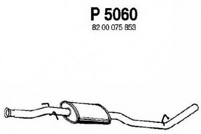 FENNO p5060 -  Средний глушитель выхлопных газов