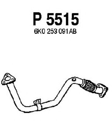 FENNO p5515 -  Труба выхлопного газа