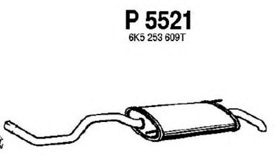 FENNO p5521 -  Глушитель выхлопных газов конечный