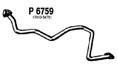 FENNO p6759 -  Труба выхлопного газа