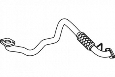 FENNO p72072 -  Труба выхлопного газа