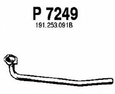 FENNO p7249 -  Труба выхлопного газа