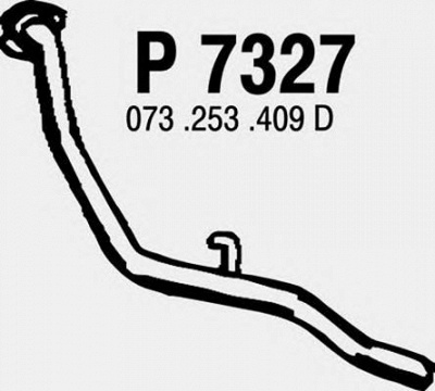 FENNO p7327 -  Труба выхлопного газа