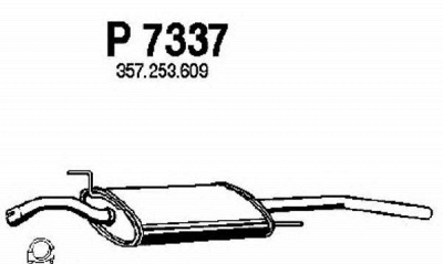 FENNO p7337 -  Глушитель выхлопных газов конечный