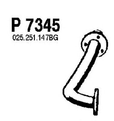 FENNO p7345 -  Труба выхлопного газа