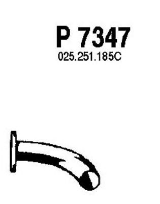 FENNO p7347 -  Труба выхлопного газа