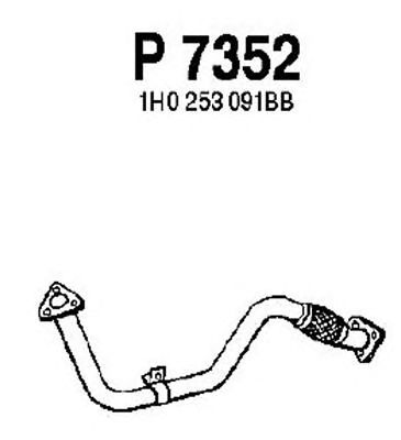 FENNO p7352 -  Труба выхлопного газа