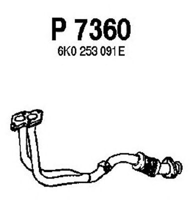 FENNO p7360 -  Труба выхлопного газа