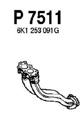 FENNO p7511 -  Труба выхлопного газа