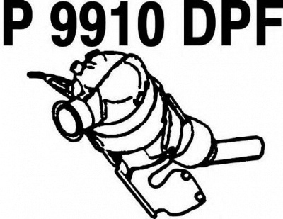 FENNO p9910dpf -  Сажевый / частичный фильтр, система выхлопа ОГ