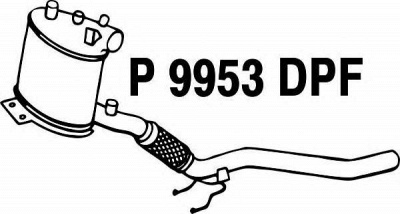 FENNO p9953dpf -  Сажевый / частичный фильтр, система выхлопа ОГ