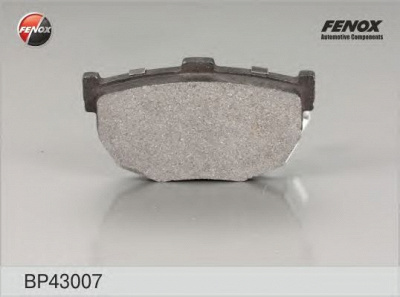 FENOX bp43007 -  Комплект тормозных колодок, дисковый тормоз