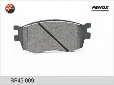 FENOX bp43009 -  Комплект тормозных колодок, дисковый тормоз