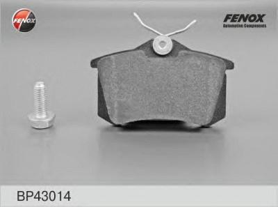 FENOX bp43014 -  Комплект тормозных колодок, дисковый тормоз
