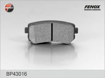 FENOX bp43016 -  Комплект тормозных колодок, дисковый тормоз