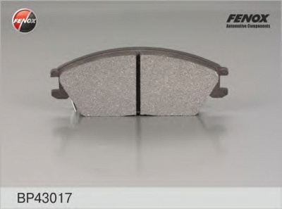 FENOX bp43017 -  Комплект тормозных колодок, дисковый тормоз