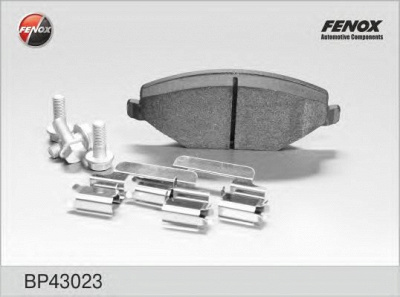 FENOX bp43023 -  Комплект тормозных колодок, дисковый тормоз