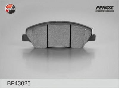 FENOX bp43025 -  Комплект тормозных колодок, дисковый тормоз