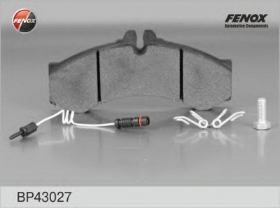 FENOX bp43027 -  Комплект тормозных колодок, дисковый тормоз