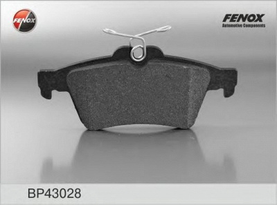FENOX bp43028 -  Комплект тормозных колодок, дисковый тормоз