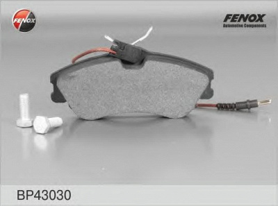 FENOX bp43030 -  Комплект тормозных колодок, дисковый тормоз