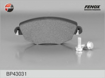 FENOX bp43031 -  Комплект тормозных колодок, дисковый тормоз