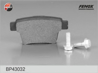 FENOX bp43032 -  Комплект тормозных колодок, дисковый тормоз