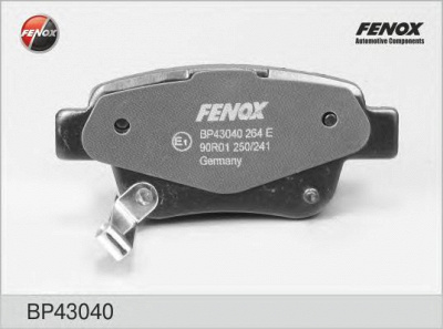 FENOX bp43040 -  Колодки тормозные дисковые задниеие, комплект
