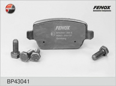 FENOX bp43041 -  Колодки тормозные дисковые задниеие, комплект