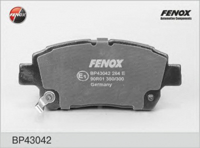 FENOX bp43042 -  Колодки тормозные дисковые передние, комплект