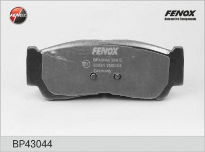 FENOX bp43044 -  Колодки тормозные дисковые задниеие, комплект