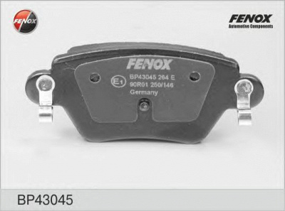 FENOX bp43045 -  Колодки тормозные дисковые задниеие; 1165216