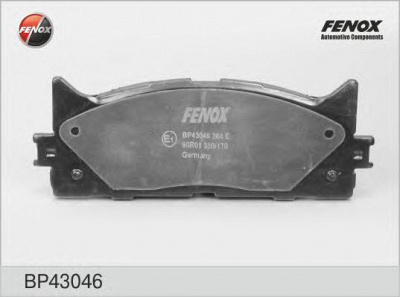 FENOX bp43046 -  Колодки тормозные дисковые передние, комплект