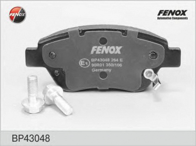 FENOX bp43048 -  Колодки тормозные дисковые передние, комплект